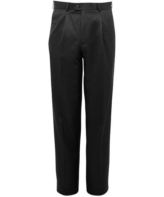 Delta single pleat trousers