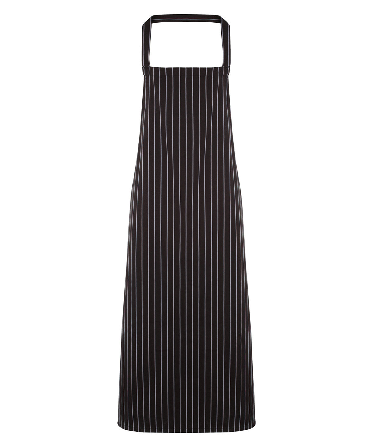 Striped bib apron