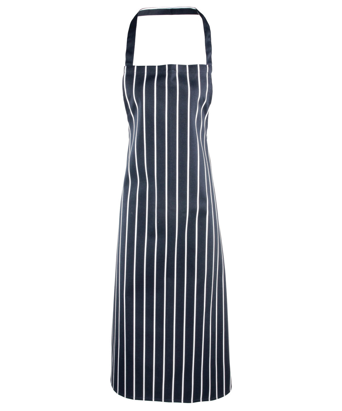 Striped bib apron