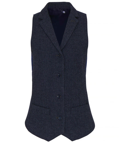 Women's herringbone waistcoat