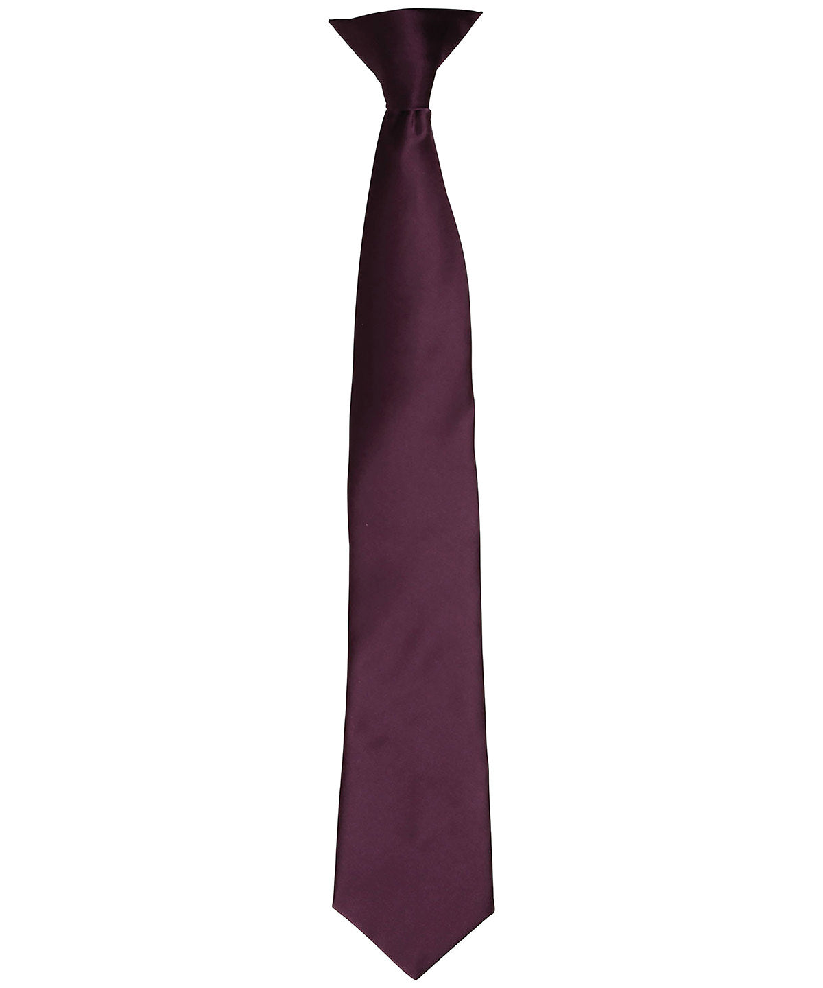 Colours' satin clip tie