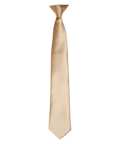 Colours' satin clip tie