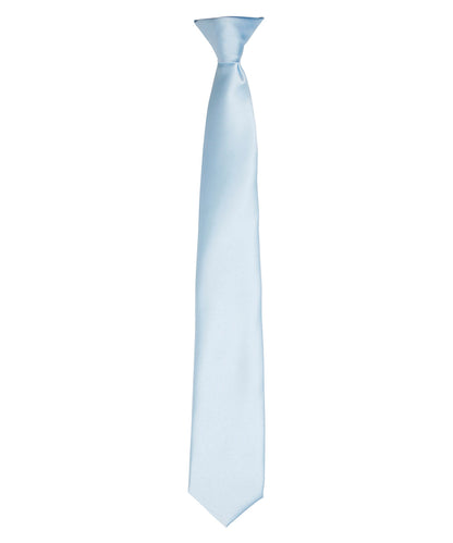 Colours' satin clip tie