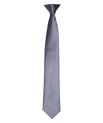 Colours' satin clip tie