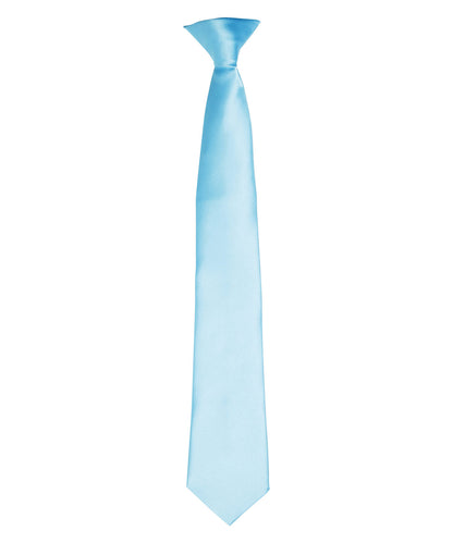 Colours' satin clip tie