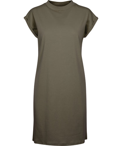 Women's turtle extended shoulder dress