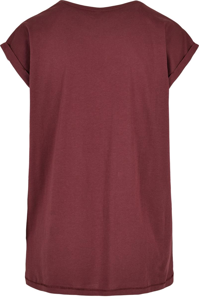 Women's organic extended shoulder tee