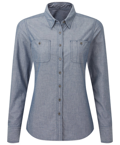 Women’s Chambray shirt, organic and Fairtrade certified